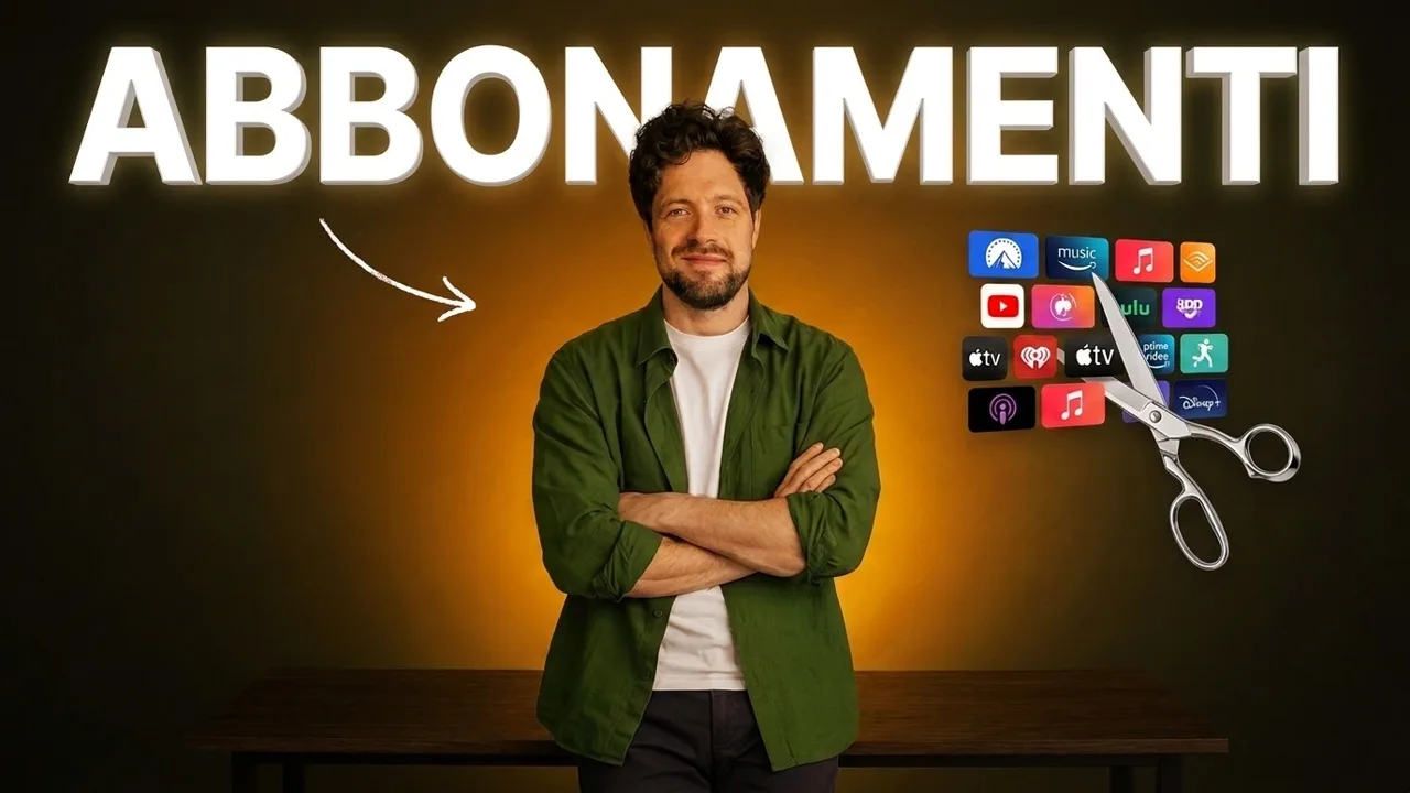 Abbonamenti software di una PMI: Valerii Drobot davanti all'elenco dei canoni mensili